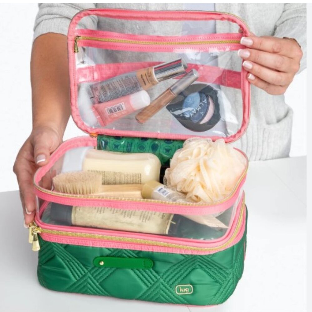 Wicked x Lug Whoosh Clearview Cosmetic Case Green/Pink - Picture 2 of 11